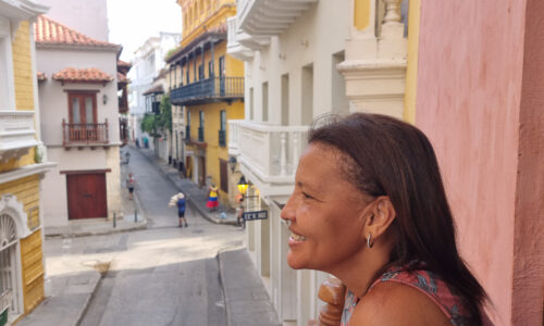A captivating view of Cartagena's bustling streets, showcasing the city's vibrant energy and diverse attractions.